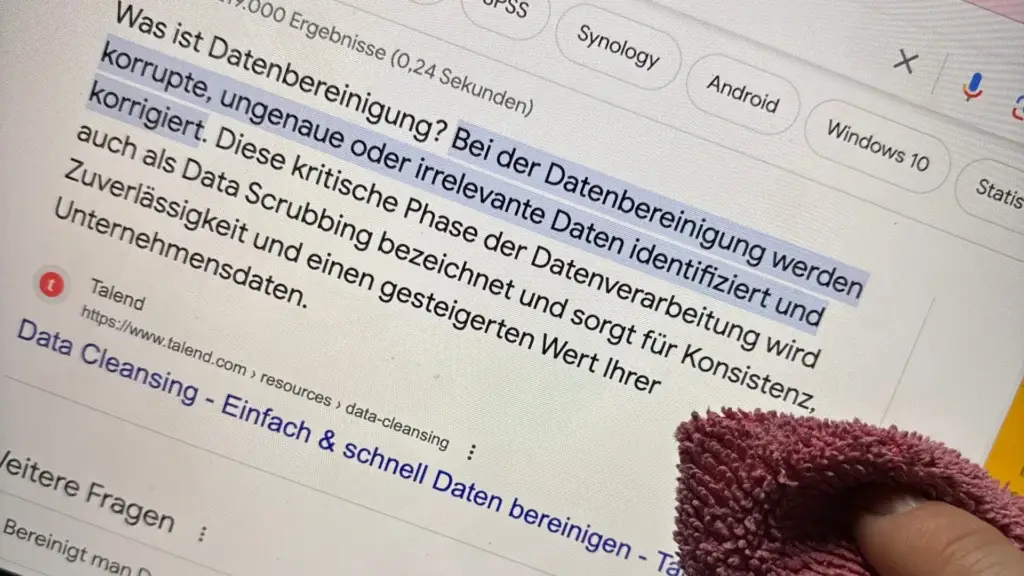 Datenbereinigung bei Facebook